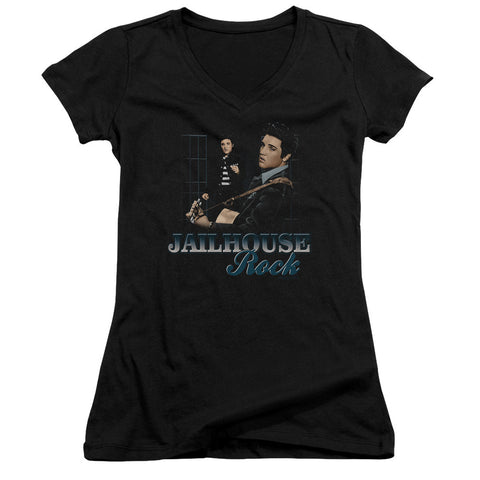 Juniors Sheer Cap Sleeve V-Neck