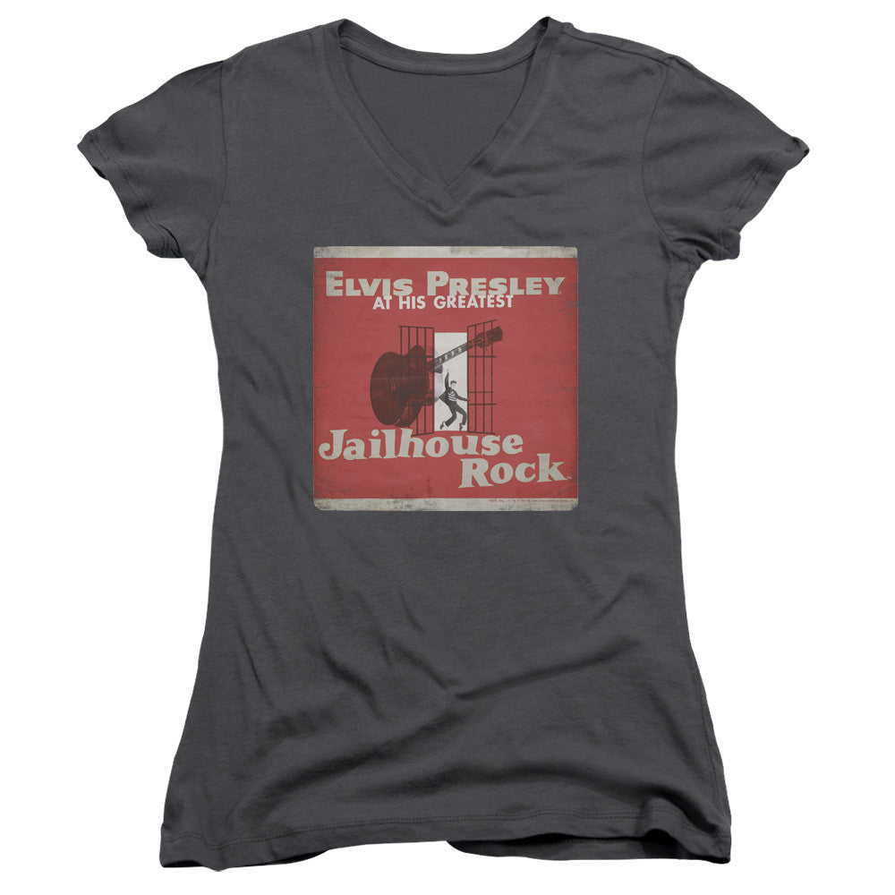 Juniors Sheer Cap Sleeve V-Neck