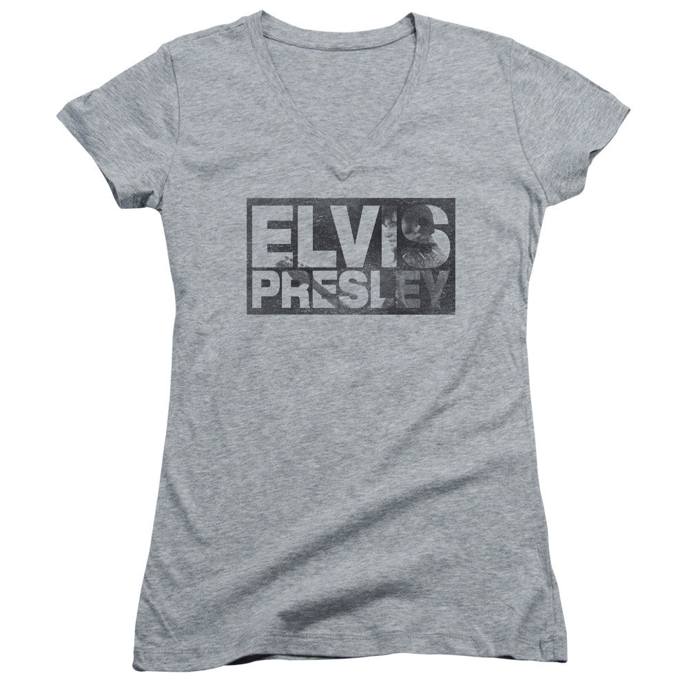 Juniors Sheer Cap Sleeve V-Neck