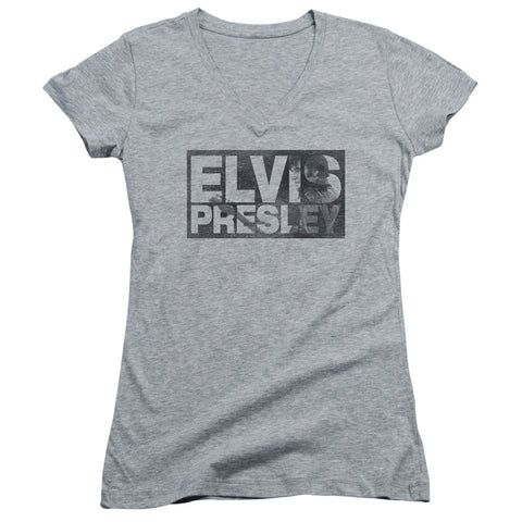 Juniors Sheer Cap Sleeve V-Neck