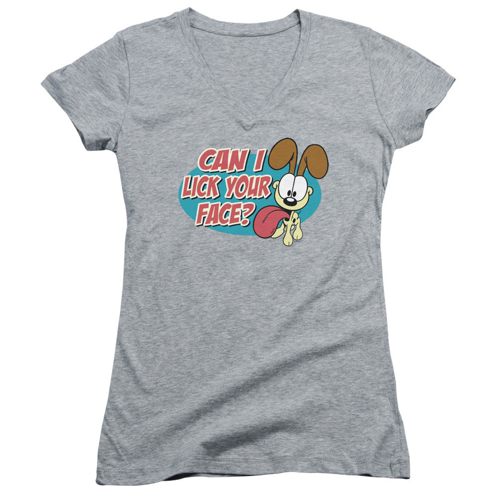 Juniors Sheer Cap Sleeve V-Neck