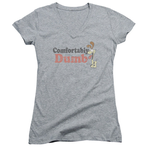 Juniors Sheer Cap Sleeve V-Neck