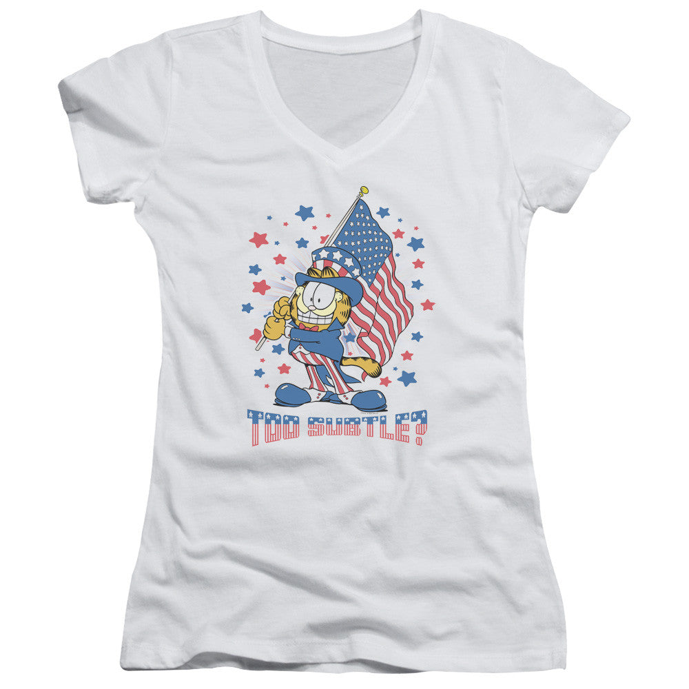 Juniors Sheer Cap Sleeve V-Neck