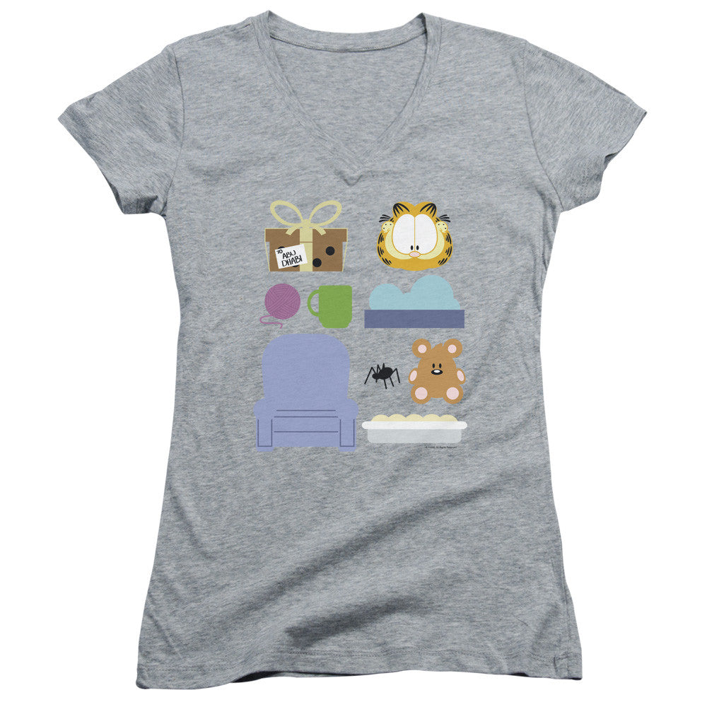 Juniors Sheer Cap Sleeve V-Neck