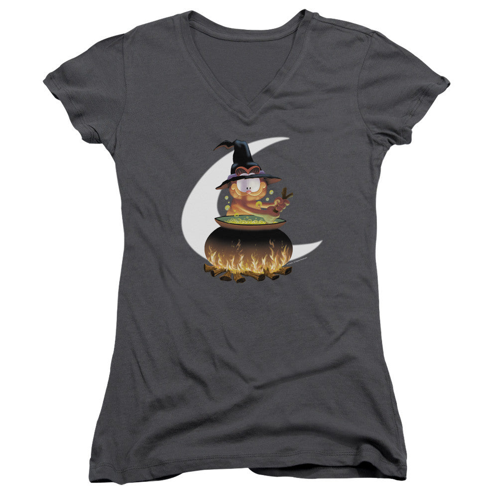 Juniors Sheer Cap Sleeve V-Neck