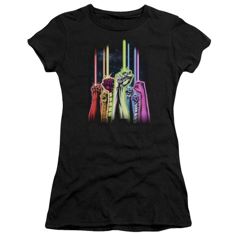 Juniors Sheer Cap Sleeve