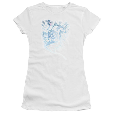 Juniors Sheer Cap Sleeve