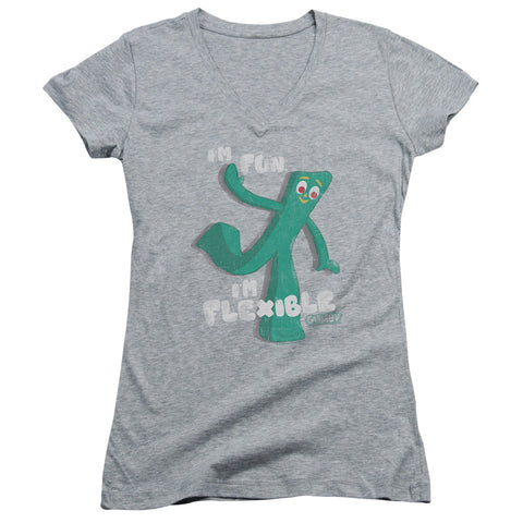 Juniors Sheer Cap Sleeve V-Neck