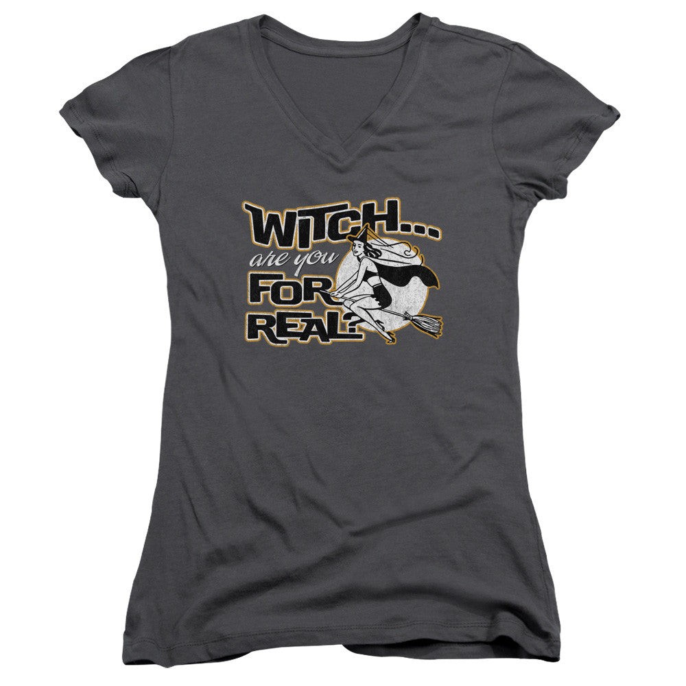 Juniors Sheer Cap Sleeve V-Neck