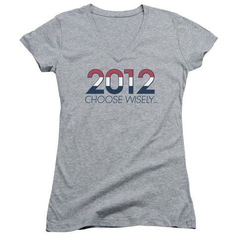 Juniors Sheer Cap Sleeve V-Neck