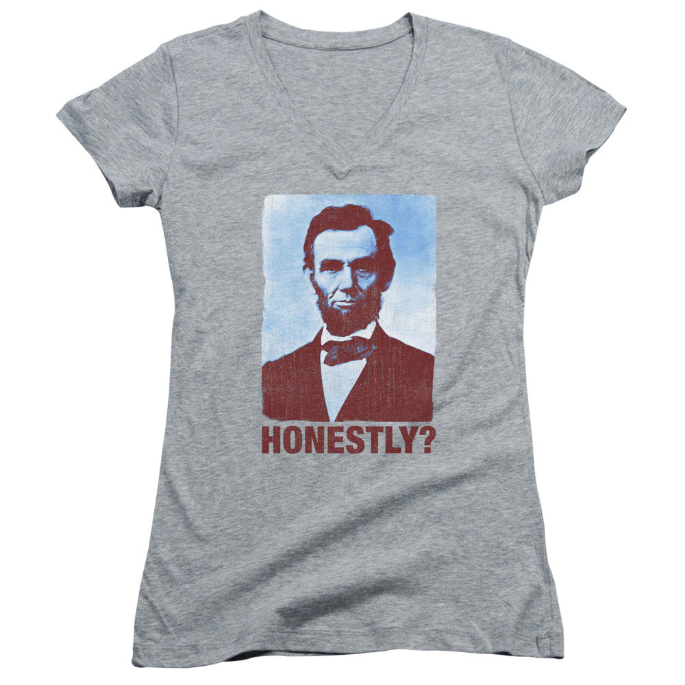 Juniors Sheer Cap Sleeve V-Neck