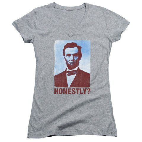 Juniors Sheer Cap Sleeve V-Neck