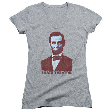 Juniors Sheer Cap Sleeve V-Neck