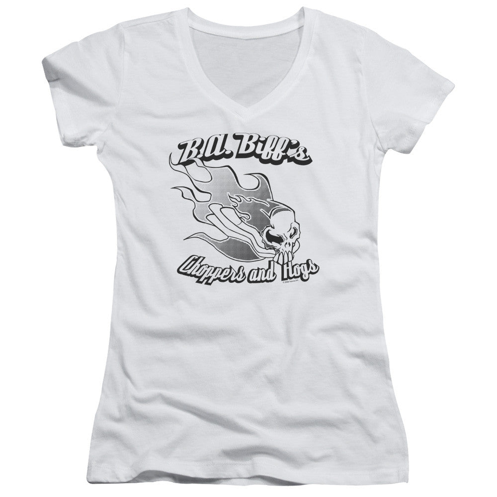 Juniors Sheer Cap Sleeve V-Neck