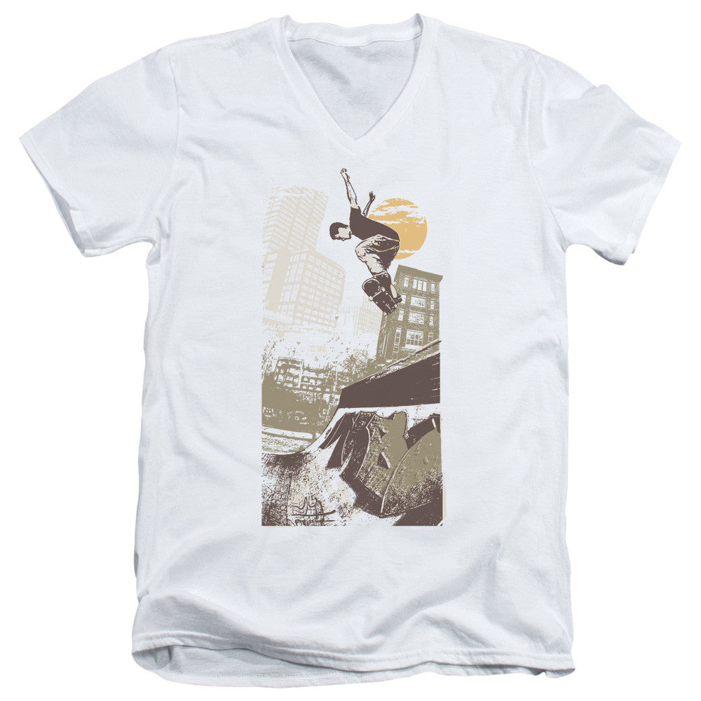 Adult Slim Fit V Neck