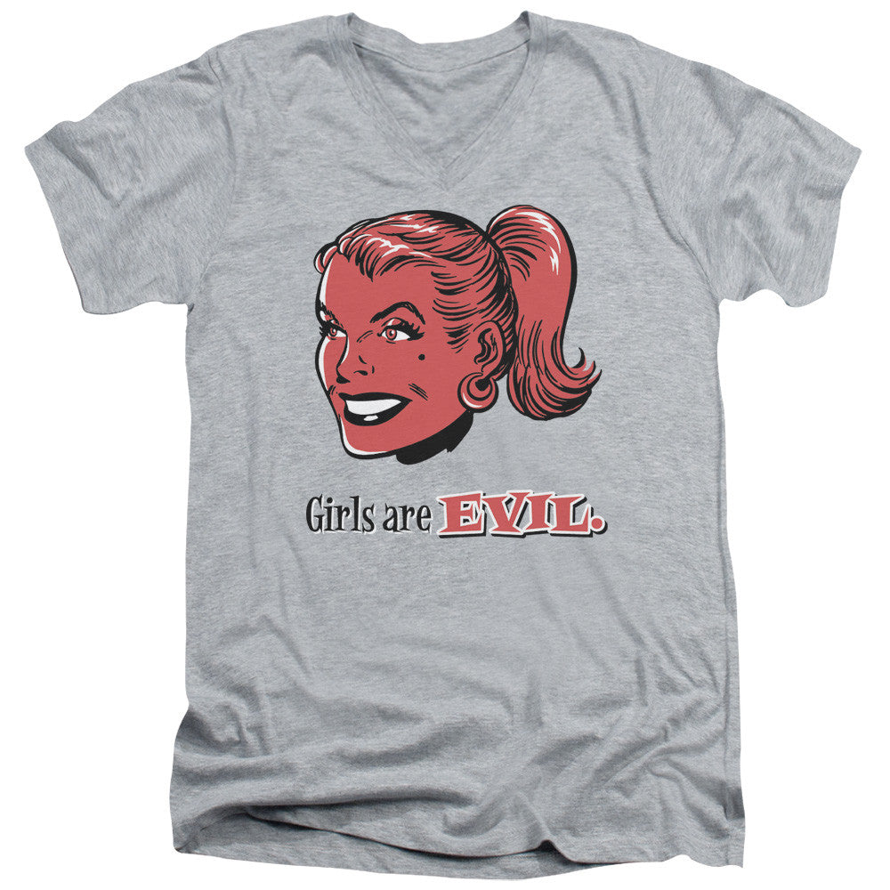 Adult Slim Fit V Neck