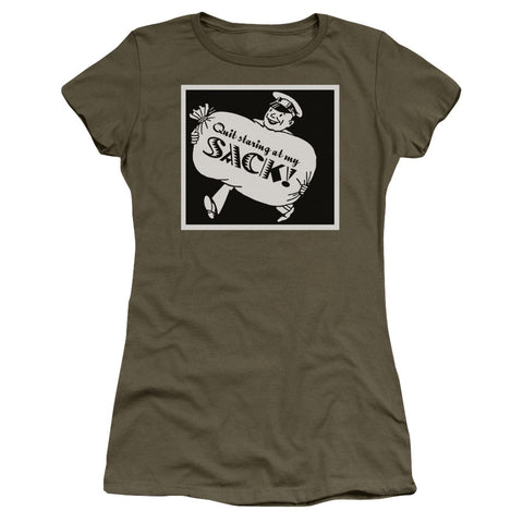 Juniors Sheer Cap Sleeve