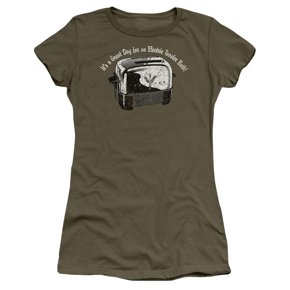 Juniors Sheer Cap Sleeve