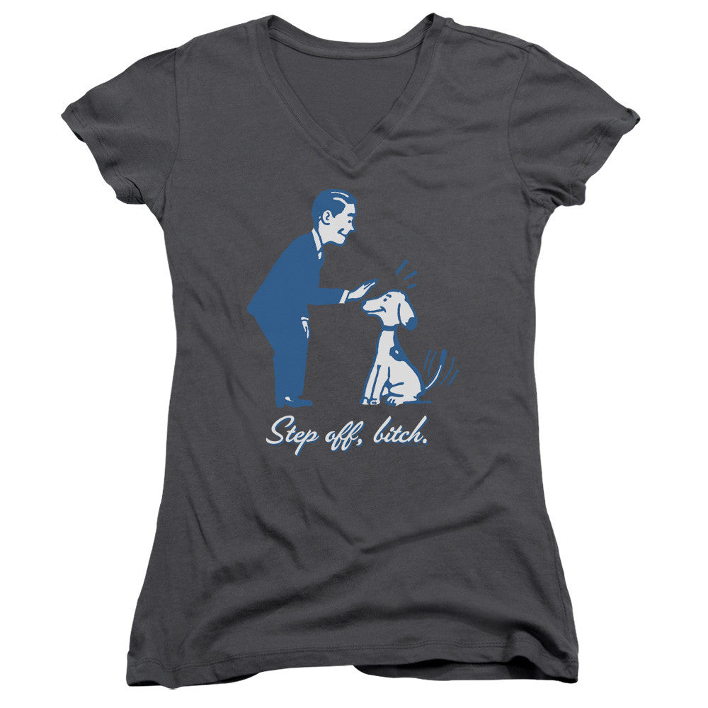 Juniors Sheer Cap Sleeve V-Neck