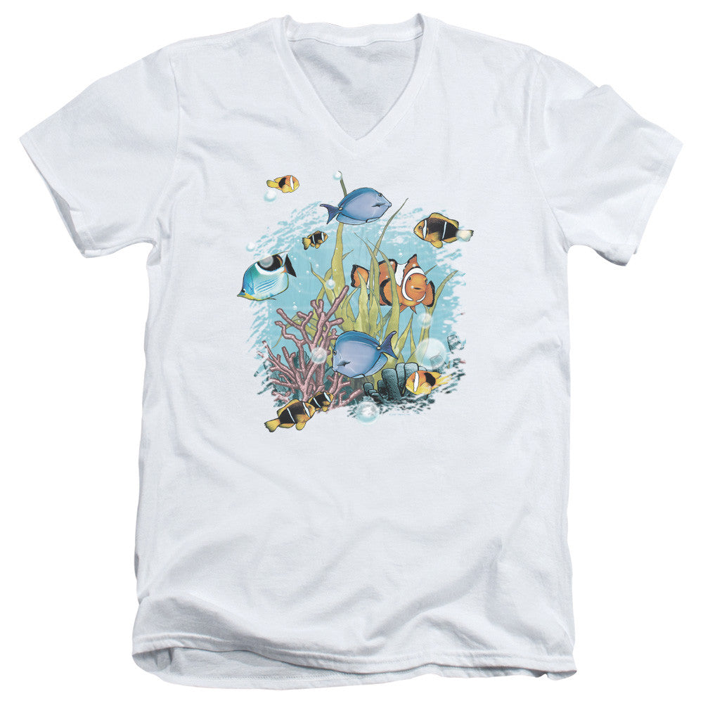Adult Slim Fit V Neck