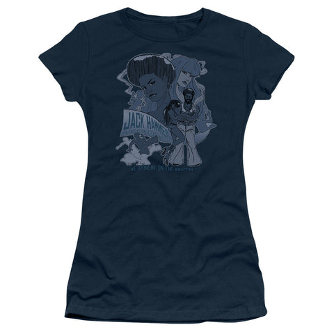 Juniors Sheer Cap Sleeve