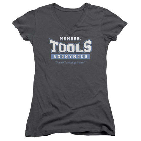 Juniors Sheer Cap Sleeve V-Neck