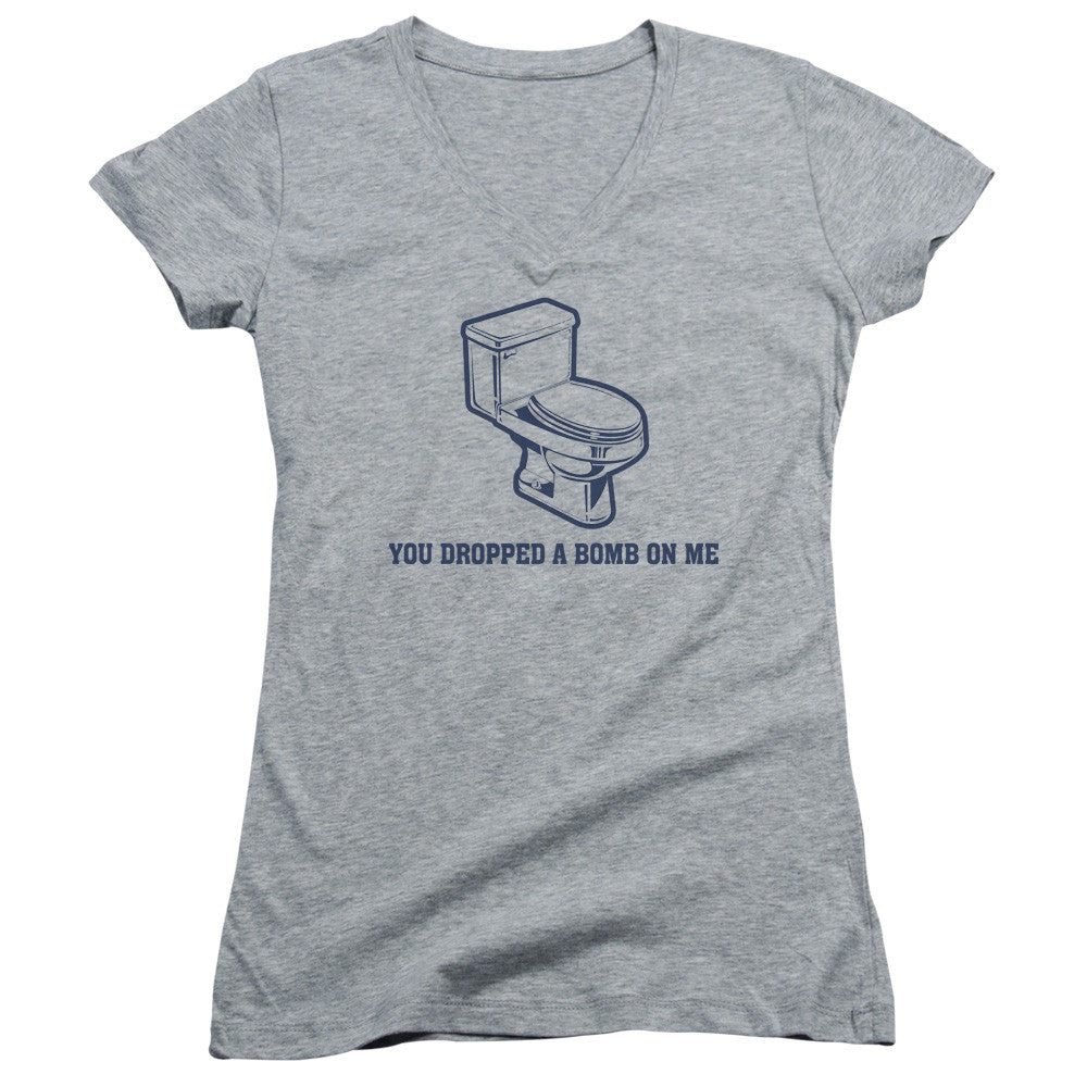 Juniors Sheer Cap Sleeve V-Neck