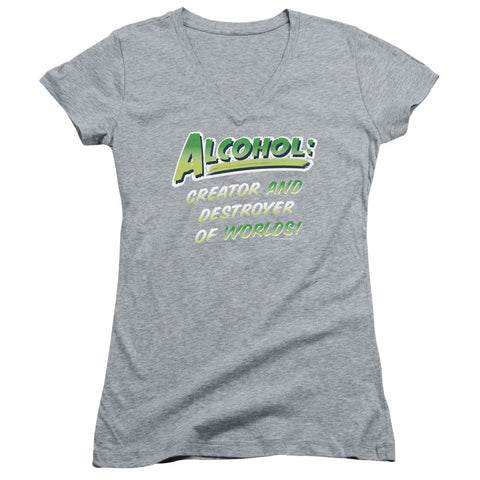 Juniors Sheer Cap Sleeve V-Neck