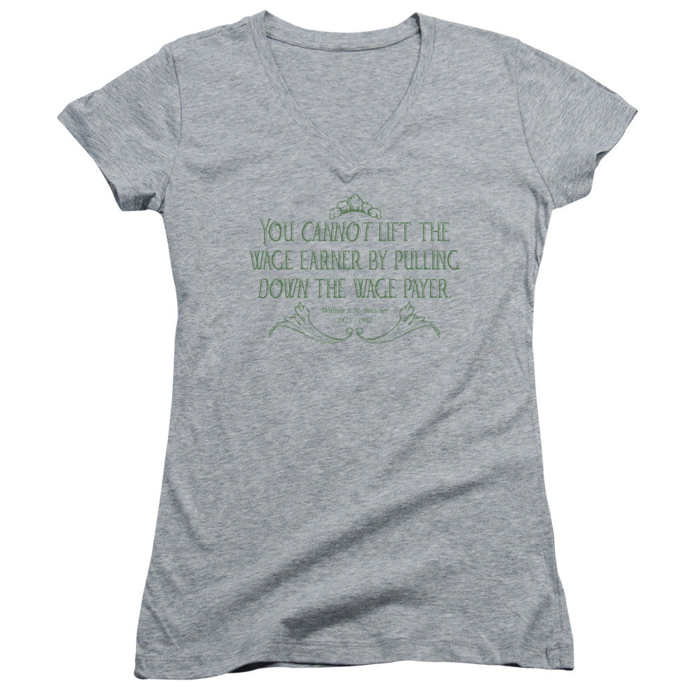 Juniors Sheer Cap Sleeve V-Neck