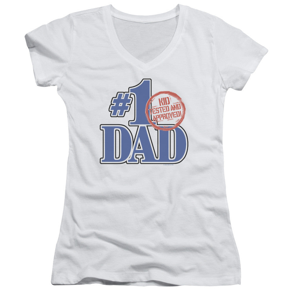 Juniors Sheer Cap Sleeve V-Neck