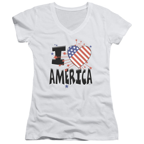 Juniors Sheer Cap Sleeve V-Neck