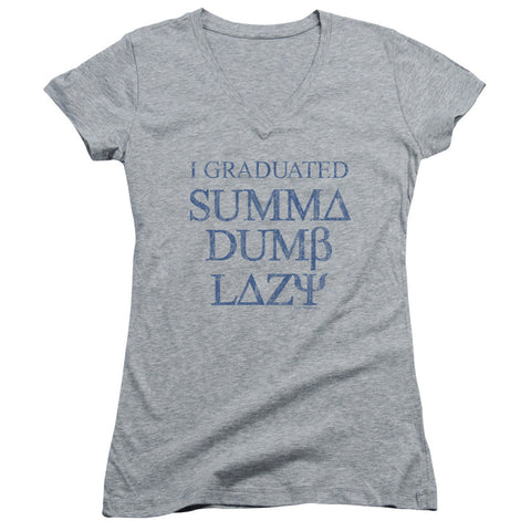 Juniors Sheer Cap Sleeve V-Neck