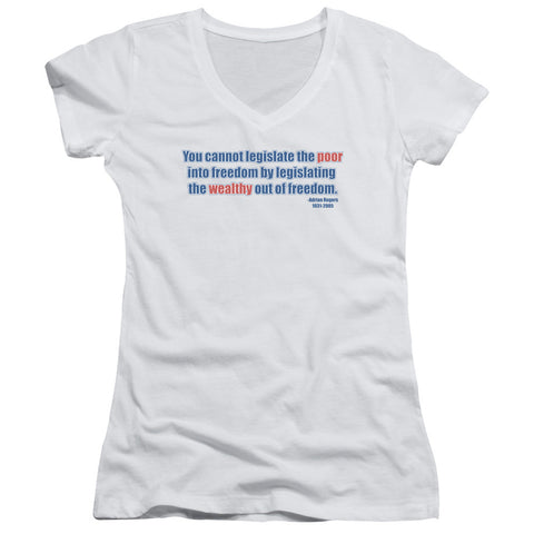 Juniors Sheer Cap Sleeve V-Neck