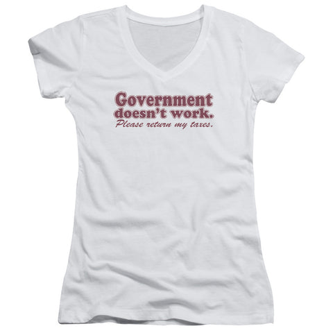 Juniors Sheer Cap Sleeve V-Neck