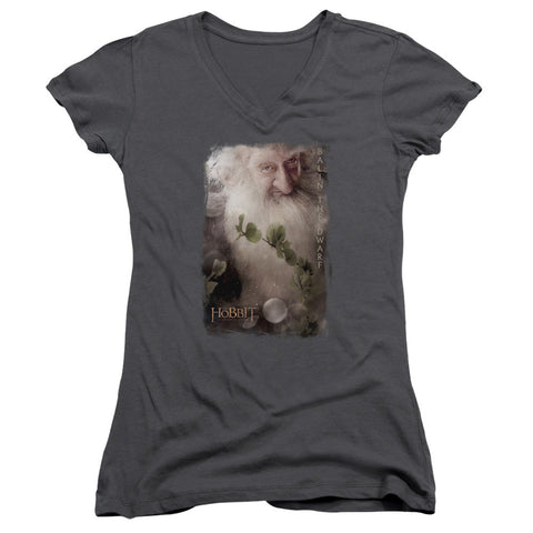 Juniors Sheer Cap Sleeve V-Neck