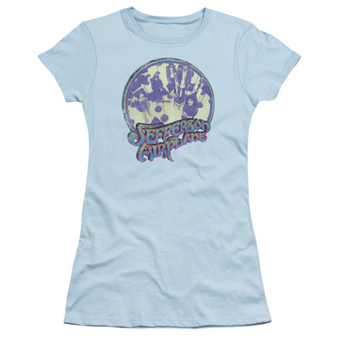 Juniors Sheer Cap Sleeve