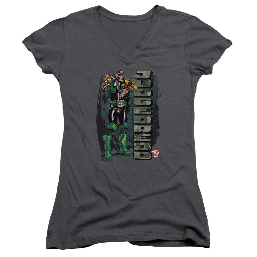 Juniors Sheer Cap Sleeve V-Neck