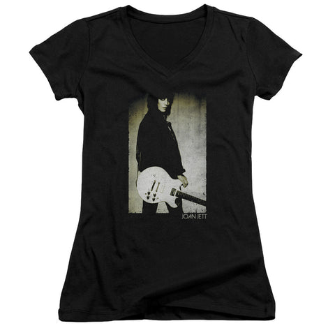 Juniors Sheer Cap Sleeve V-Neck