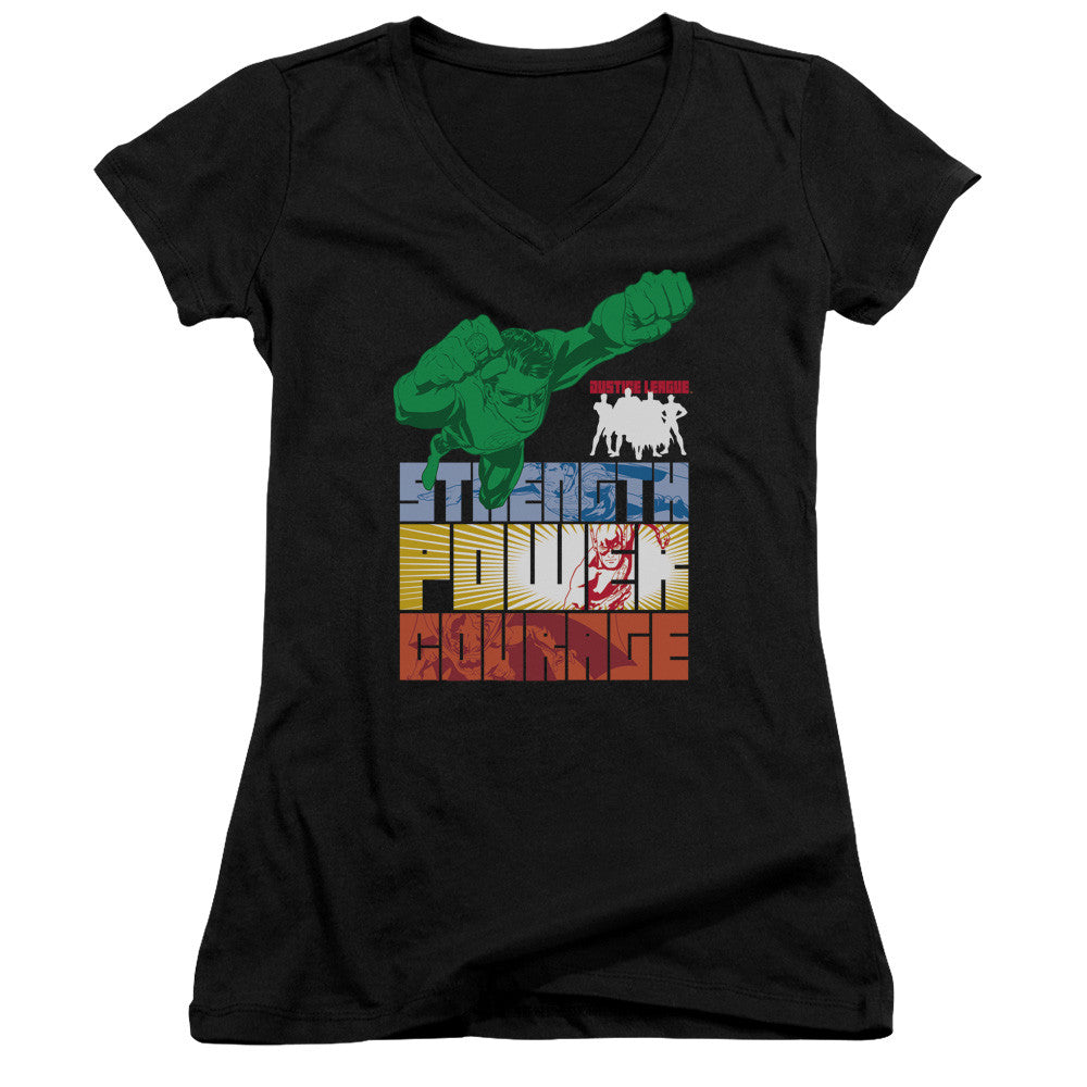 Juniors Sheer Cap Sleeve V-Neck