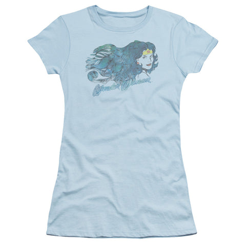 Juniors Sheer Cap Sleeve