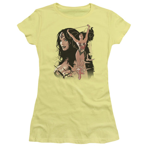 Juniors Sheer Cap Sleeve