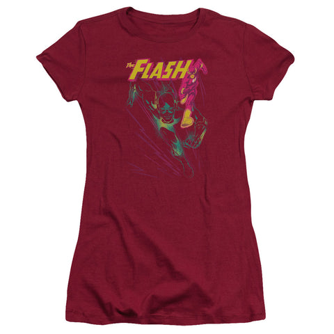 Juniors Sheer Cap Sleeve