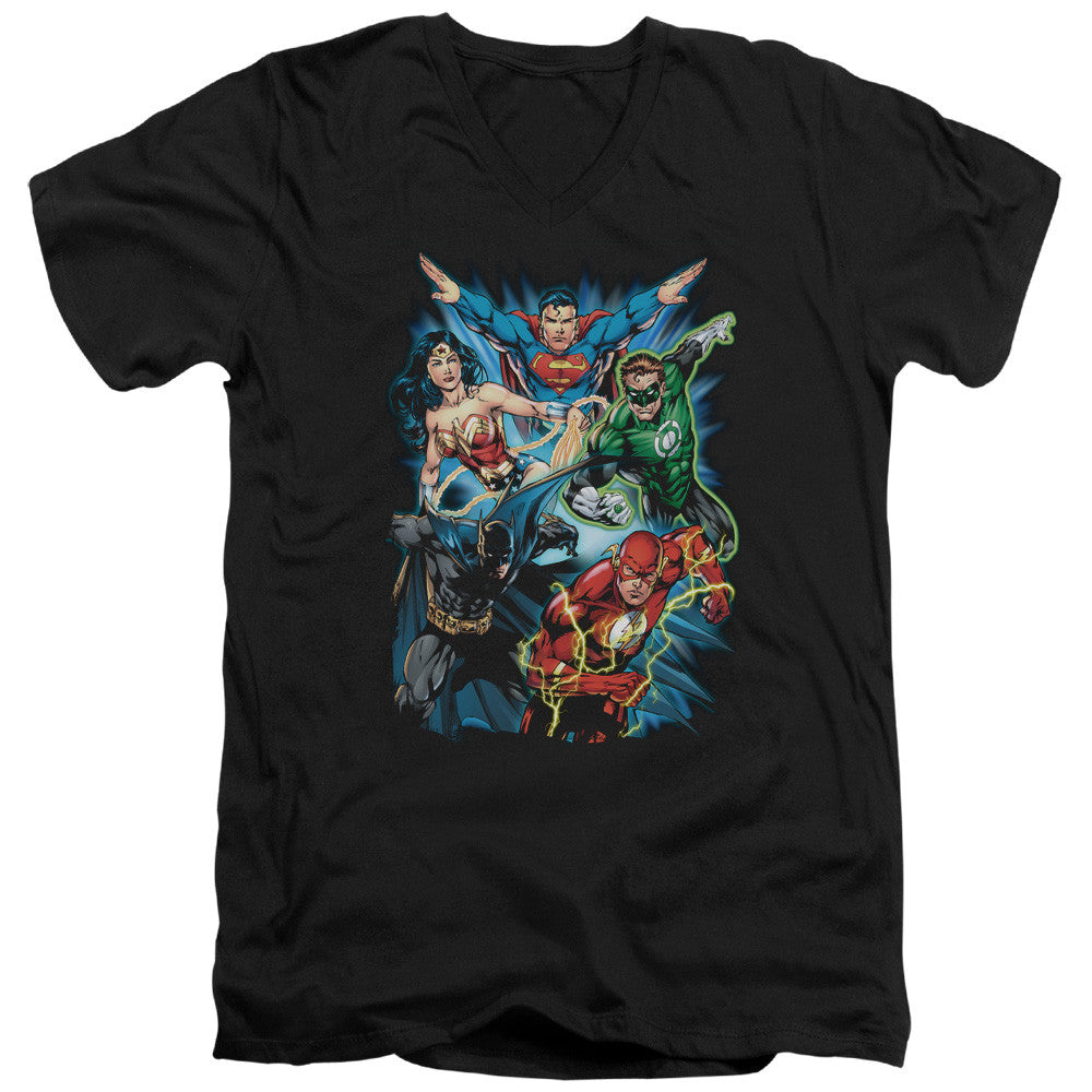 Adult Slim Fit V Neck