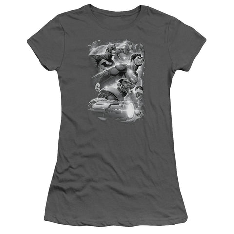 Juniors Sheer Cap Sleeve