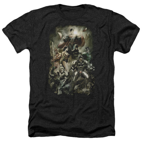 Adult Regular Fit Heather Short Sleeve