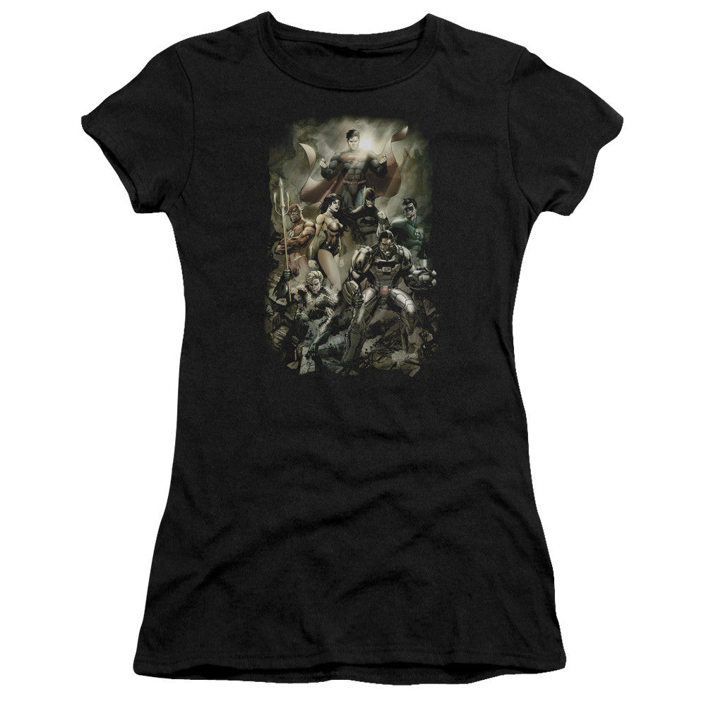 Juniors Sheer Cap Sleeve