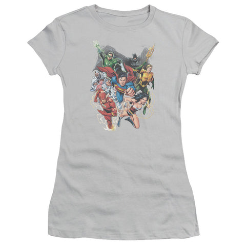 Juniors Sheer Cap Sleeve