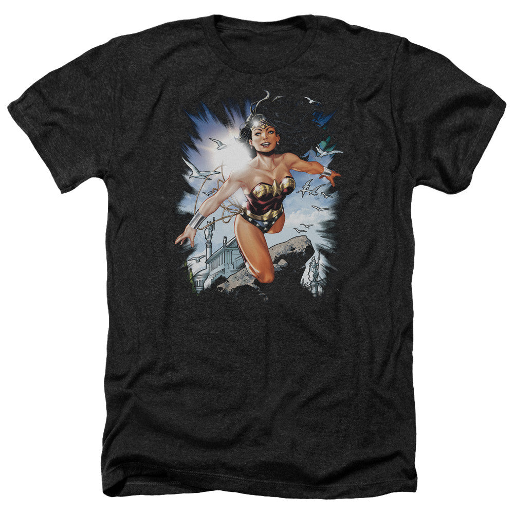 Adult Regular Fit Heather Short Sleeve