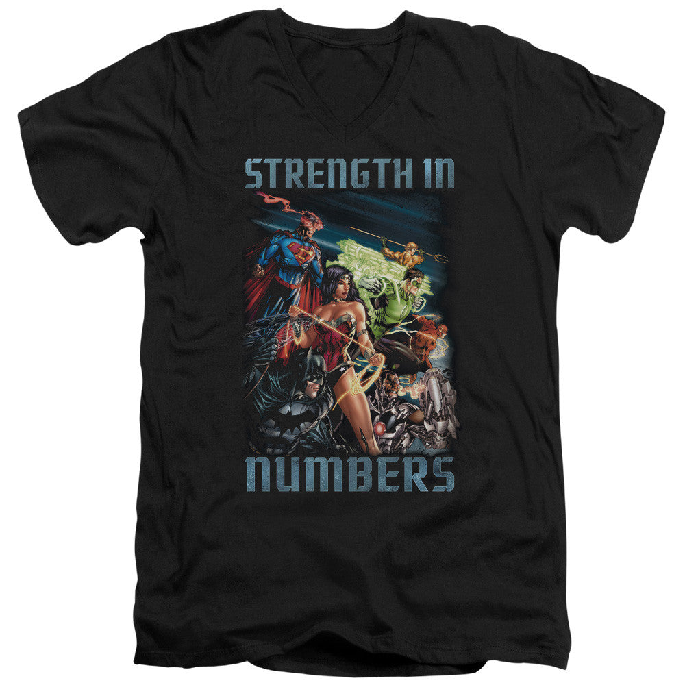 Adult Slim Fit V Neck