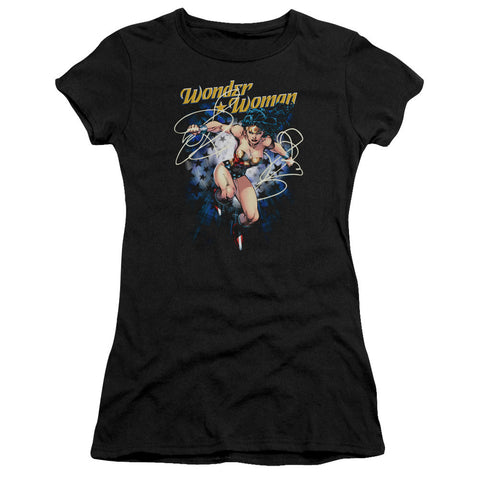 Juniors Sheer Cap Sleeve